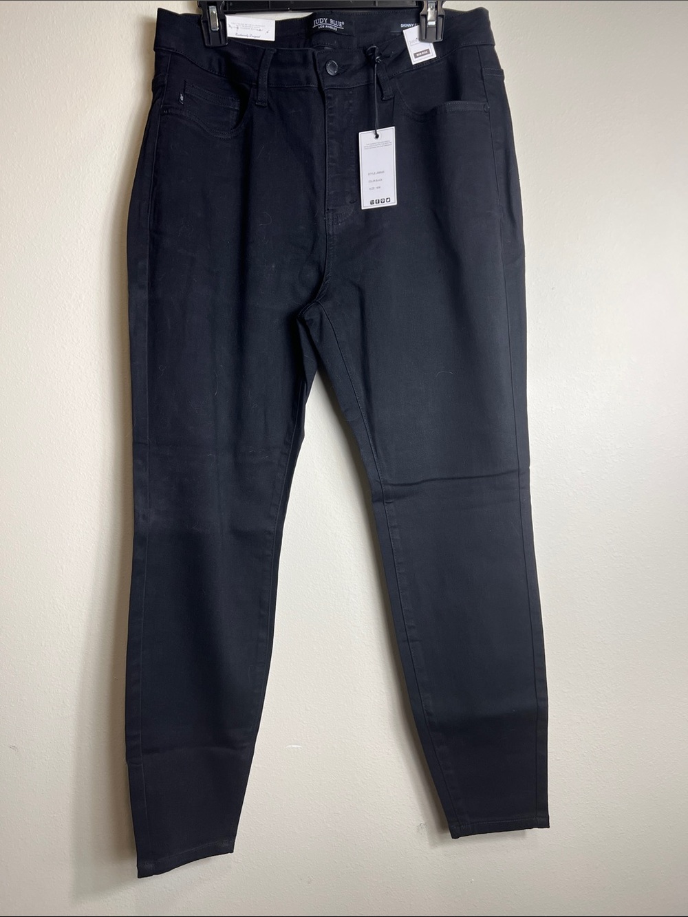 Judy Blue Men's Slim Jeans in Black - Stretch Slim Fit
